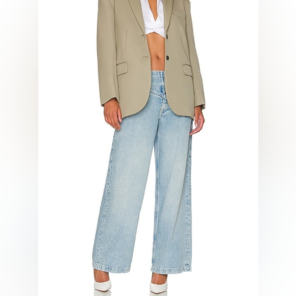 Free People Super Sweeper Wide Leg Flood Jeans - Picture 3 of 6